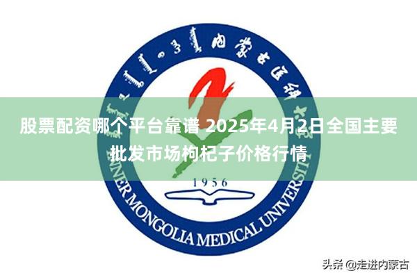 股票配资哪个平台靠谱 2025年4月2日全国主要批发市场枸杞子价格行情