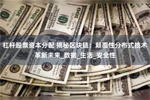 杠杆股票资本分配 揭秘区块链：颠覆性分布式技术革新未来_数据_生活_安全性