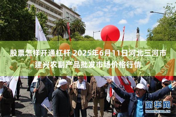 股票怎样开通杠杆 2025年6月11日河北三河市建兴农副产品批发市场价格行情