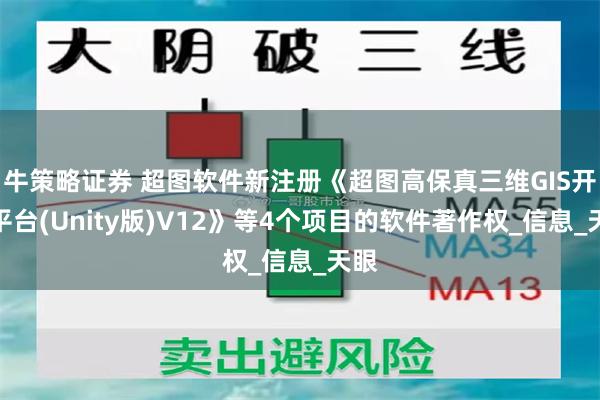 牛策略证券 超图软件新注册《超图高保真三维GIS开发平台(Unity版)V12》等4个项目的软件著作权_信息_天眼